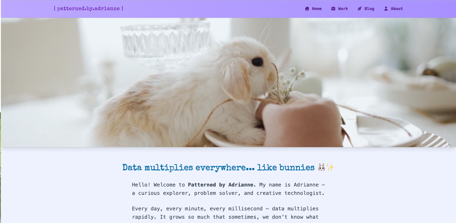 Patterned by Adrianne layout